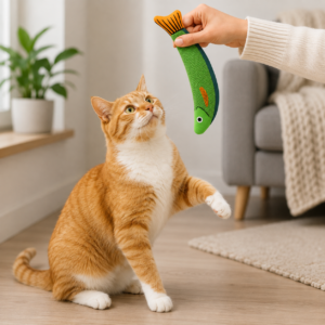 Catnip Infused Plush Mouse Toy