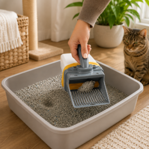 Self-Cleaning Litter Box Scoop